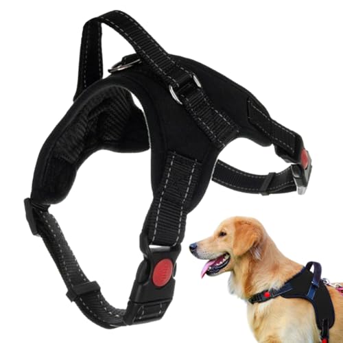 Hundegeschirr, Größe XL, robust, ohne Druck, leichter Griff, reißfest, bequem, nicht reizend, verstellbar, sorgt für Sicherheit Komfort Schutz Hundegeschirr, Größe XL, robust, ohne Druck, leichter Griff, reißfest, bequem, nicht reizend, verstellbar, sorgt für Sicherheit Komfort Schutz von Generico