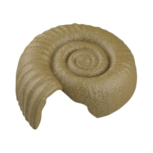 Genérico Snake Ammonit-Träger - Schlangenkäfighaus | Rückzugsort für Kleintiere | Reptilienunterstand, dekorativer Rückzugsort zum Ausruhen, Gartenterrarium, Schlafecke von Genérico