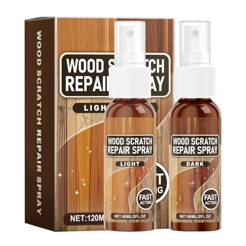 Genérico Spary Kratzer-Entferner | Reparatur von Holzmöbeln | Reparatur von Holzmöbeln, Entferner-Set, Schnellreparaturspray für Bodentische Genérico Spary Kratzer-Entferner | Reparatur von Holzmöbeln | Reparatur von Holzmöbeln, Entferner-Set, Schnellreparaturspray für Bodentische von Genérico