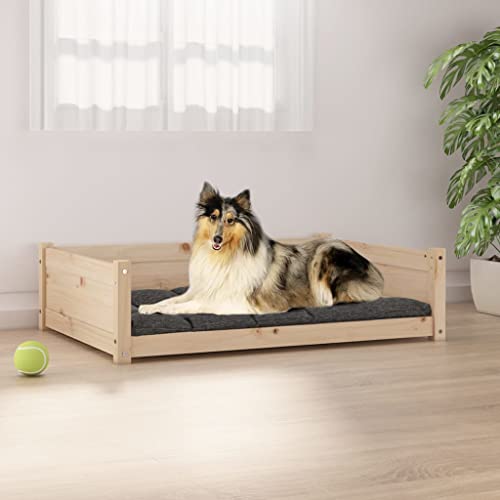 Genérico Wenjingqi-821457 Hundebett aus massivem Kiefernholz, 95,5 x 65,5 x 28 cm Genérico Wenjingqi-821457 Hundebett aus massivem Kiefernholz, 95,5 x 65,5 x 28 cm von Genérico