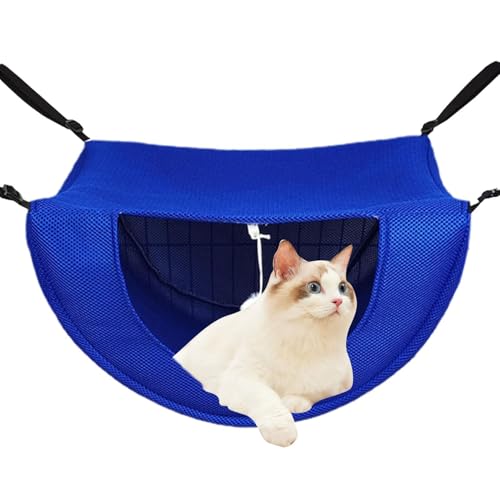 Hängematte für Katzenkäfig, atmungsaktives Bett für Kätzchen, mit lustigem Ball, -Frettchen oder Zubehör für kleine Haustiere, Innentasche für Frühjahr/Sommer/Winter Hängematte für Katzenkäfig, atmungsaktives Bett für Kätzchen, mit lustigem Ball, -Frettchen oder Zubehör für kleine Haustiere, Innentasche für Frühjahr/Sommer/Winter von Genérico