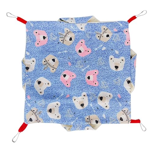Hamster-Hängematte für Käfig, Hamster-Hängemattenbett, doppellagig, Plüsch, weiches Schlafbett, bequemes Kleintierzubehör für Rennmäuse, Kaninchen, Eichhörnchen Hamster-Hängematte für Käfig, Hamster-Hängemattenbett, doppellagig, Plüsch, weiches Schlafbett, bequemes Kleintierzubehör für Rennmäuse, Kaninchen, Eichhörnchen von Genérico