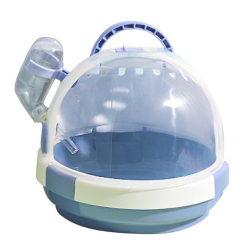 Hamsterrennen – tragbarer Nagetierkäfig, belüftete Tierhütte | Beißschutzmuschel mit Griff für die Konfiguration des Hauses von Gerbil Transportbox Hamsterrennen – tragbarer Nagetierkäfig, belüftete Tierhütte | Beißschutzmuschel mit Griff für die Konfiguration des Hauses von Gerbil Transportbox von Genérico