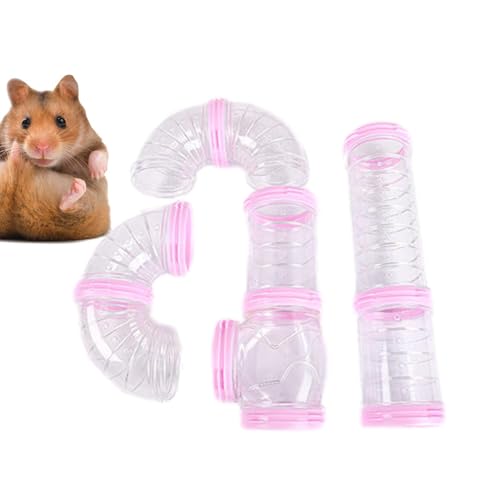 Hamstertunnel – Hamsterspielzeug, bissfest, Suplie für Haustiere, sicheres Frettunnel-Set, erweiterbar, Hamsterspielzeug, bissfest, Zubehör von Genérico