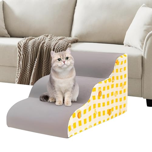 Haustier-Sofa-Schritt - Leichter Katzenhang | Reise-Haustierrampe, Hunderampe, Haustiertreppen, Kurzbeinige Haustiertreppen, rutschfeste Haustiertreppen Haustier-Sofa-Schritt - Leichter Katzenhang | Reise-Haustierrampe, Hunderampe, Haustiertreppen, Kurzbeinige Haustiertreppen, rutschfeste Haustiertreppen von Genérico