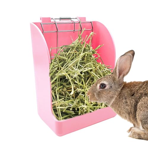 Heu-Futterspender für Kaninchen, Heuregal für Rasen, Heunspender für Kaninchen, Zubehör für Kleintierkäfige, Futterspender und Rasen für Haustiere Heu-Futterspender für Kaninchen, Heuregal für Rasen, Heunspender für Kaninchen, Zubehör für Kleintierkäfige, Futterspender und Rasen für Haustiere von Genérico