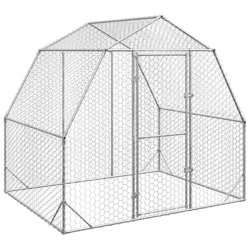 Hühnerstall 2,5 x 2 x 2,25 m oder verzinkt, wenjingqi-4104029 von Genérico