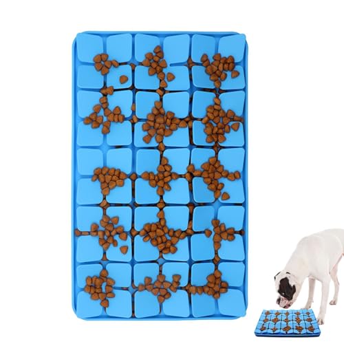 Hunde-Leckmatte, Leckmatte mit starkem Saugnapf, Silikonmatte für Hunde, langsame Fütterungsmatte für Hunde, Linderung von Langeweile von Genérico