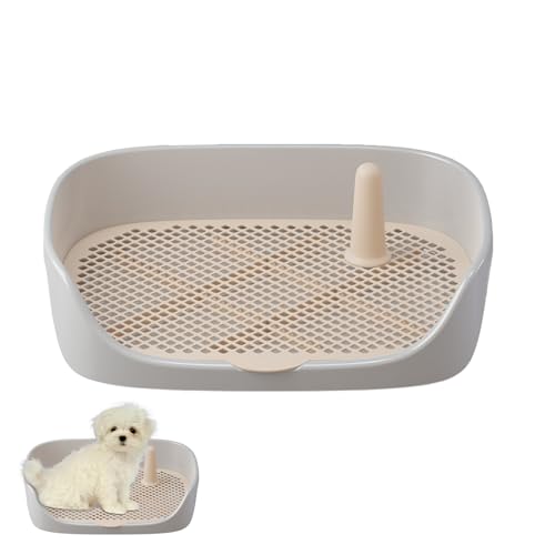 Hundebox – Uriniermatte für drinnen und draußen | Hunde-Töpfchen mit Schutzwand, Box für drinnen und draußen für kleine mittelgroße Hunde Hundebox – Uriniermatte für drinnen und draußen | Hunde-Töpfchen mit Schutzwand, Box für drinnen und draußen für kleine mittelgroße Hunde von Genérico