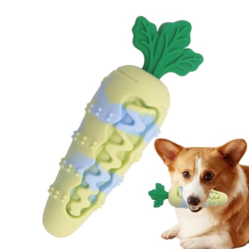 Hundekauen | Spielzeug für Hunde-Karotten aus Silikon | Naturkauartikel Dog, Pet -Kau Delektoren für den Tag der Badewanne von Genérico