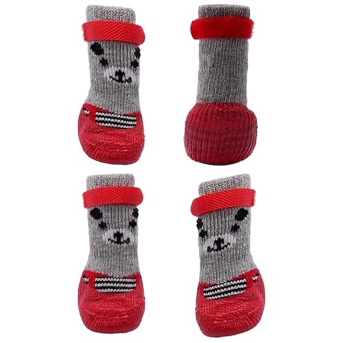 Hundeschuhe, wasserdicht, rutschfest, für Welpen, verstellbare Riemen, atmungsaktive Hundeschuhe, Welpenschuhe ohne Rutschen Hundeschuhe, wasserdicht, rutschfest, für Welpen, verstellbare Riemen, atmungsaktive Hundeschuhe, Welpenschuhe ohne Rutschen von Genérico