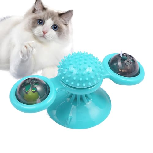 Interaktives Rotationsspielzeug für Katzen mit LED-Licht, drehbares Katzenspielzeug mit Saugnapf, Spielzeug für Katzen mit elektronischer Maus, lustiges Drehspielzeug für Spiele Interaktives Rotationsspielzeug für Katzen mit LED-Licht, drehbares Katzenspielzeug mit Saugnapf, Spielzeug für Katzen mit elektronischer Maus, lustiges Drehspielzeug für Spiele von Genérico