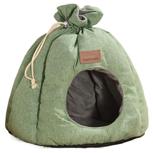 Invie Katzenhaus für kleine Hunde, Katzenschlafsack, warme Haustiermöbel, bequem, Winterbett, kompatibel mit tragbaren Kissen für Haustiere Invie Katzenhaus für kleine Hunde, Katzenschlafsack, warme Haustiermöbel, bequem, Winterbett, kompatibel mit tragbaren Kissen für Haustiere von Genérico