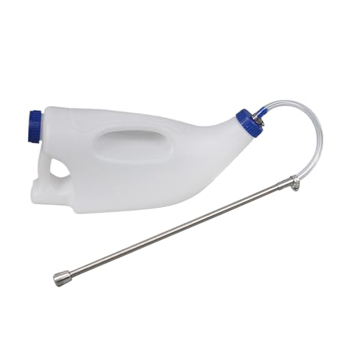 Kalbsmilch-Futterflasche, Kälberfütterung, Flüssigkeitszufuhr für Speiseröhre – 4 l Kälberrohr-Futterflasche mit für orale Flüssigkeitszufuhr von Genérico