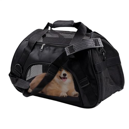 Katzen-Reisetasche, Nylon-Katzentaschen für Katzen, tragbare Reisetasche mit verstellbarem Schultergurt, Tragetasche für Hunde, faltbar, für mehr Katzen-Reisetasche, Nylon-Katzentaschen für Katzen, tragbare Reisetasche mit verstellbarem Schultergurt, Tragetasche für Hunde, faltbar, für mehr von Genérico