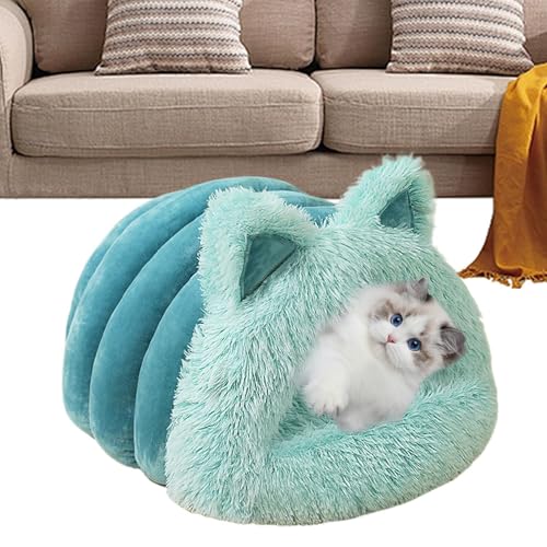 Katzenbetthöhle: Niedliches Plüsch-Katzenbett, warmes Katzenbett mit Katzenohren, gemütliches Katzenhaus für Katzen, kleine Hunde, Verwendung im Winter, zu Hause Katzenbetthöhle: Niedliches Plüsch-Katzenbett, warmes Katzenbett mit Katzenohren, gemütliches Katzenhaus für Katzen, kleine Hunde, Verwendung im Winter, zu Hause von Genérico