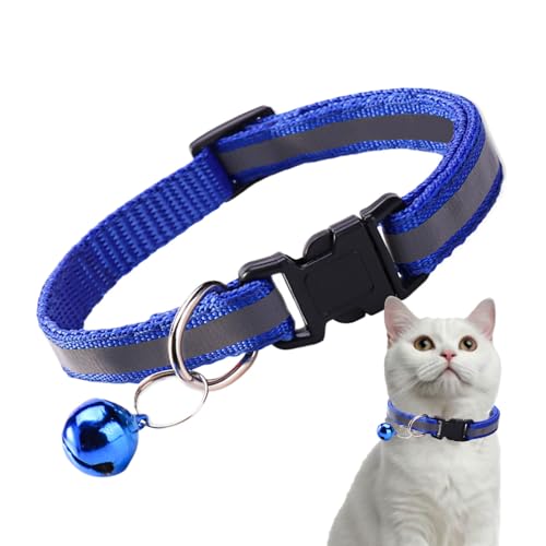 Katzenhalsband – reflektierendes Halsband für Katzen, leichtes und wetterfestes Haustierzubehör für Wandern, Erkundung und Outdoor-Aktivitäten von Genérico