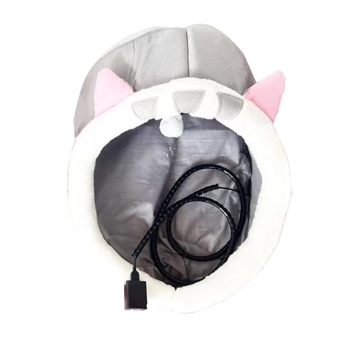 Katzenhaus mit USB-Heizung, Heizbett für Katzen, mit Überhitzungsschutz, waschbar, für kleine Hunde, Katzen und Welpen, Bett für M Katzenhaus mit USB-Heizung, Heizbett für Katzen, mit Überhitzungsschutz, waschbar, für kleine Hunde, Katzen und Welpen, Bett für M von Genérico