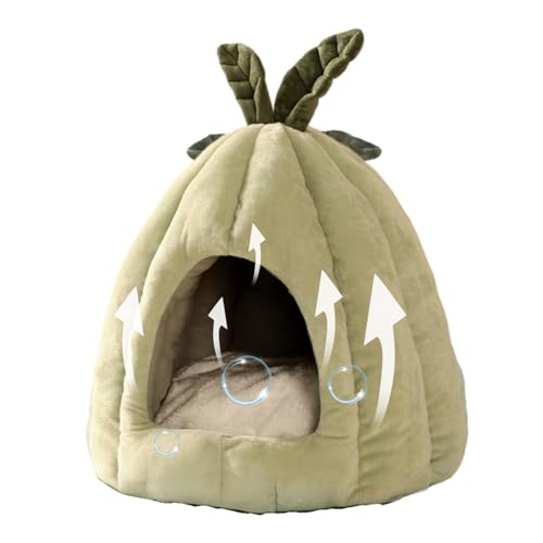 Katzenhöhle – Katzenhöhle für drinnen | Hundebett in Melonenform, rutschfest, für Zwinger, Katzenhöhle, Hundebett, niedliche Melonenform Katzenhöhle – Katzenhöhle für drinnen | Hundebett in Melonenform, rutschfest, für Zwinger, Katzenhöhle, Hundebett, niedliche Melonenform von Genérico