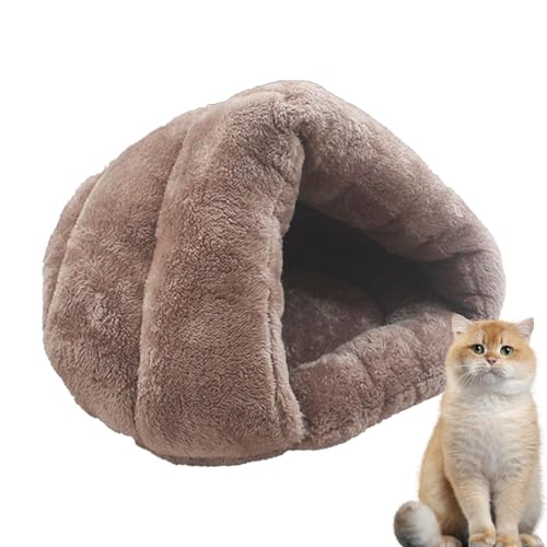 Katzenhöhle aus Plüsch, flauschig, dreieckige Höhle für Katzen, Höhle für Katzen, flauschig, dreieckig, mit rutschfestem Boden Katzenhöhle aus Plüsch, flauschig, dreieckige Höhle für Katzen, Höhle für Katzen, flauschig, dreieckig, mit rutschfestem Boden von Genérico
