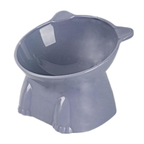 Katzenschüssel, Food Dish, erhöhtes Design, Sturdy Pp, geneigter Winkel, Non-Slip Prevent Neck, Whisker Fatigue Style, Anti-Knock Over, Lebensmittelschalen für Haustiere, 13 x 10 cm von Generico