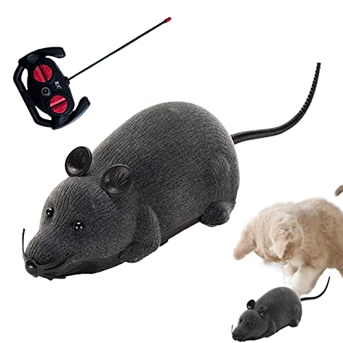 Katzenspielzeug mit Fernbedienung, Katzenspielzeug mit Robotermaus, interaktives Spielzeug für bewegte Katzen, quietschende Maus, batteriebetrieben Katzenspielzeug mit Fernbedienung, Katzenspielzeug mit Robotermaus, interaktives Spielzeug für bewegte Katzen, quietschende Maus, batteriebetrieben von Genérico