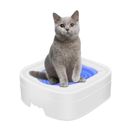 Katzentoilette – Trainingsset für Katzen, Katzentoilette mit großem Raum, Trainingsgerät für Katzen zur Selbstbedienung von Genérico