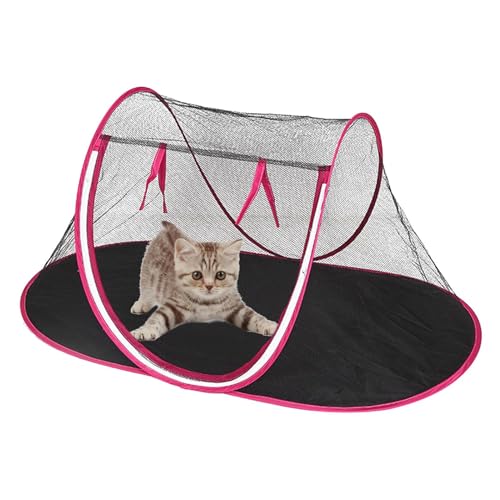 Katzenzelt für den Außenbereich, faltbar, tragbar, für Haustiere, Katze, zum Spielen, für Camping, tragbare Haustierspiele von Genérico