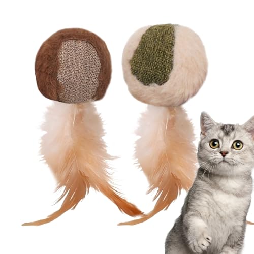Kauspielzeug für Katzen, Katzenspielzeug für Katzen, interaktives Katzenspielzeug mit Katzenminze, niedlicher Puppenfederball, interaktives interaktives Spielzeug zur Beruhigung des Kauens Kauspielzeug für Katzen, Katzenspielzeug für Katzen, interaktives Katzenspielzeug mit Katzenminze, niedlicher Puppenfederball, interaktives interaktives Spielzeug zur Beruhigung des Kauens von Genérico
