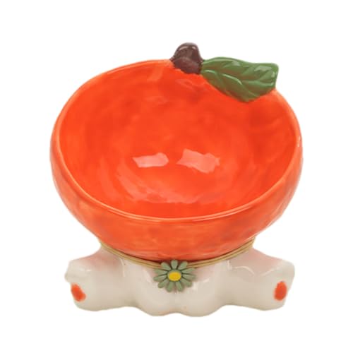 Keramik-Futterschüsseln für Katzen, ilted Cat Feeder Bowls, aus Keramik mit Fruchtform, 245 ml, modische Futterschüsseln, süßes Futter für Trockenfutter, Snack und Nassfutter Keramik-Futterschüsseln für Katzen, ilted Cat Feeder Bowls, aus Keramik mit Fruchtform, 245 ml, modische Futterschüsseln, süßes Futter für Trockenfutter, Snack und Nassfutter von Genérico