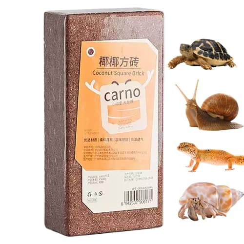 Kokosfaser-Substrat: Kokosziegel für Gartenarbeit, Bettwäsche aus natürlichem Terrarium, organisches Substrat aus Kokosfaser, Zubehör für Bettwäsche von Genérico