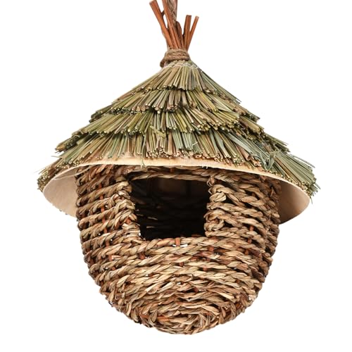 Kolibri-Häuser aus Gras, vielseitig einsetzbar, Vogelhäuser, kreatives Vogelhaus, handgefertigt, Vogelhäuser, für Zuhause, Terrasse, , Baum, Hof Kolibri-Häuser aus Gras, vielseitig einsetzbar, Vogelhäuser, kreatives Vogelhaus, handgefertigt, Vogelhäuser, für Zuhause, Terrasse, , Baum, Hof von Genérico