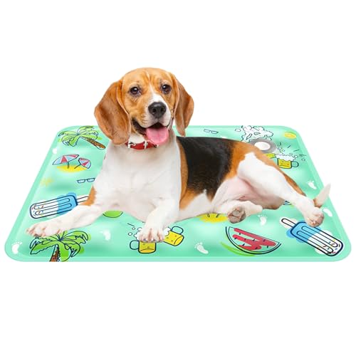 Kühldecke für Hunde – weicher Sommerschlafmost | leichtes Kühlkissen mit atmungsaktivem Stoff für warmes Wetter, Verwendung in Hundehütten im Innenbereich, Komfort von Genérico
