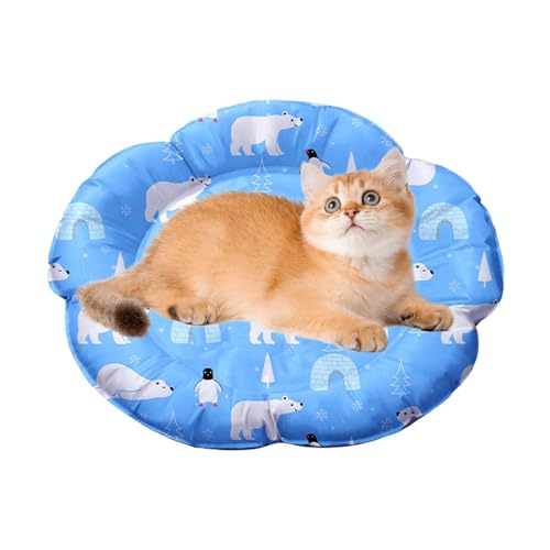 Kühlmatte für Hunde, Eisdecke, ideal zum Kühlen von Haustieren im Sommer, Kratzfest für kleine mittelgroße Hunde, wasserdicht, waschbar, Gelmatte für Outdoor-Bett von Genérico