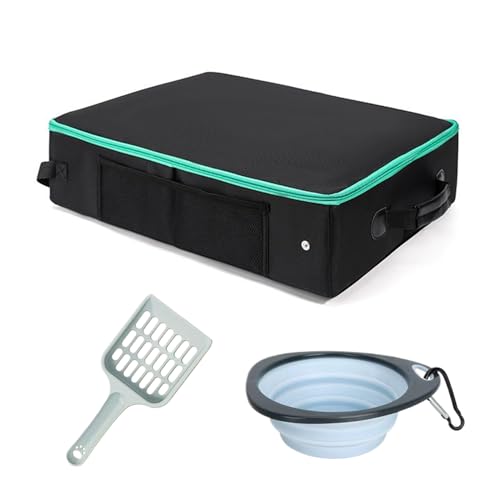 Laptopbox für Katzen: faltbar, wasserdicht, mit Deckel und Toilettengriff, einfach für den Transport im Flugzeug Laptopbox für Katzen: faltbar, wasserdicht, mit Deckel und Toilettengriff, einfach für den Transport im Flugzeug von Genérico