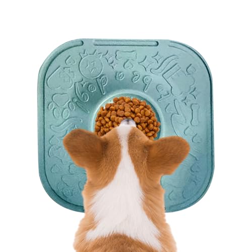 Lick Pads for Dogs Leckerlis für Katzen, Silikon liefert interaktives Spielzeug mit Saugschalen für Welpen, geistige Stimulation, Futteranreicherung von Genérico