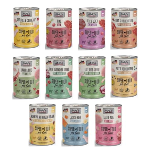 Macs Cat Mix | Nassfutter Premium | 11 x 400 g | von Genérico