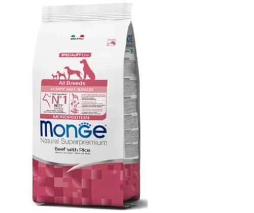 Monge Hundekrokette Trockenfutter All Breeds Puppy & Junior Rindfleisch und Reis 12 kg Monge Hundekrokette Trockenfutter All Breeds Puppy & Junior Rindfleisch und Reis 12 kg von Generico