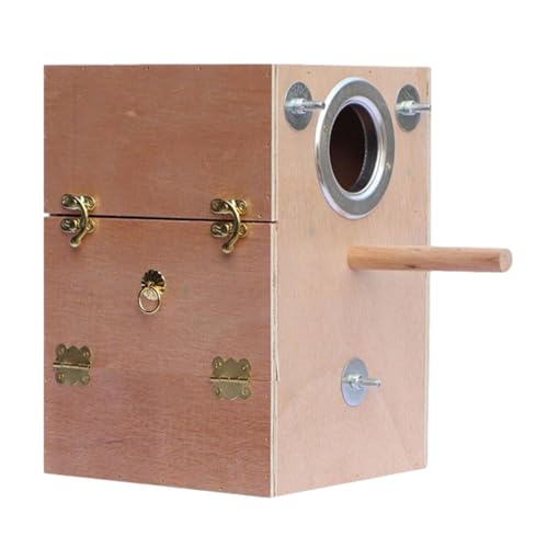 Nistkasten für Wellensittiche, aus Holz, Vogelhaus, Paarungskäfig, Naturholz, Nymphensittiche, Tauben, Schildkröten, Züchter Nistkasten für Wellensittiche, aus Holz, Vogelhaus, Paarungskäfig, Naturholz, Nymphensittiche, Tauben, Schildkröten, Züchter von Genérico