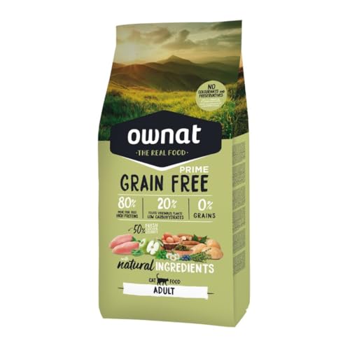 OW Nat GF Prime Adult Chicken & Turkey 400 g - Natürliche getreidefreie Ernährung für anspruchsvolle erwachsene Katzen von Genérico
