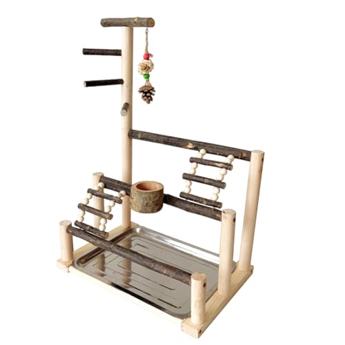 PLAYSPAY PRANSEJO - Großes Vogelspiel-Gymnastikstudio, Trainingsstand für Wellensittichkäfig, natürliches Holzzweigdesign, Trainingszentrum PLAYSPAY PRANSEJO - Großes Vogelspiel-Gymnastikstudio, Trainingsstand für Wellensittichkäfig, natürliches Holzzweigdesign, Trainingszentrum von Genérico