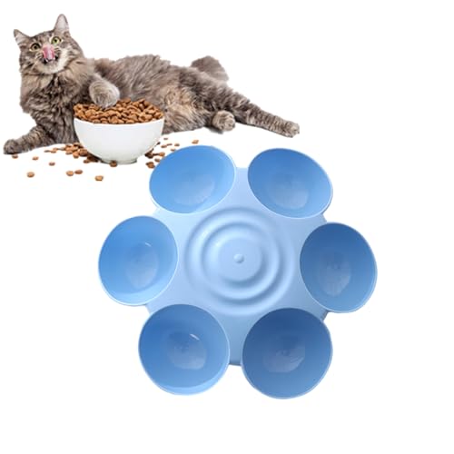 Pet Food Bowl – Katzenfutterteller, robuster Katzenfutterteller, sicherer und langlebiger Innenschale, unterstützt eine bessere Verdauung, geeignet für Haushalte mit mehreren Ebenen, Basis nicht Pet Food Bowl – Katzenfutterteller, robuster Katzenfutterteller, sicherer und langlebiger Innenschale, unterstützt eine bessere Verdauung, geeignet für Haushalte mit mehreren Ebenen, Basis nicht von Genérico