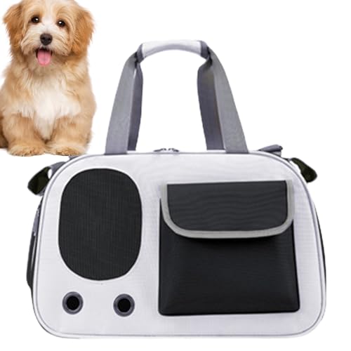 Pet Travel Bag - Reisetasche für Hunde mit Multifunktionstaschen | Fluggesellschaft zugelassen für Hunde und kleine Hunde | Faltbare Transporttasche für Hundewelpen von Genérico