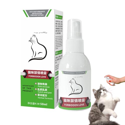 Pets Calmando Pheromon Spray - Beruhigendes Pheromonspray für Hunde | 50 ml beruhigender Nebel für Hunde Dildo während der Reise, Tierarztbesuche, Stress, Entspannungslösung von Genérico