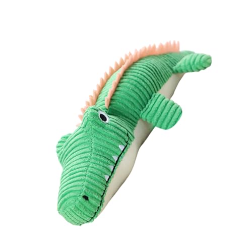 Plüsch-Spiele für Hunde, Plüsch-Spielzeug für Hunde, elegantes Krokodil-Krokodil, ein sanft kämpfender Kaugummi mit nicht reizenden Kurven, fördert die sichere Spielzeit von Genérico