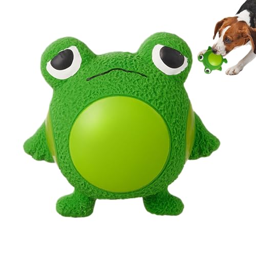 Quietschendes Latex-Hundespielzeug, Quietschspielzeug, lustiges Modell, Broker für Hunde, Knurrquieter, Chew Chew Rebound Pear und Frosch Spielzeug Safe Pet von Genérico