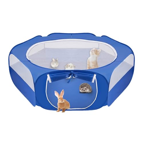 Rabbit Playpen - Travel Playpen | PEET | Tragbares Zelt für Haustiere für Training im Freien | leicht zu reinigende Trainingsansicht | Schwerlast-Ansicht von Genérico