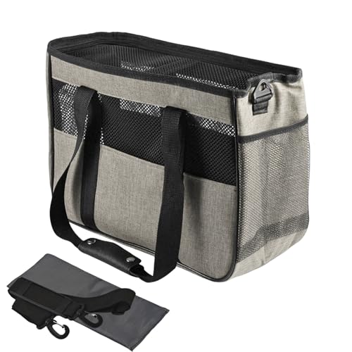 Reisetasche für Haustiere, Transportbox für Tiere mit mehreren Außentaschen, atmungsaktiv und flexibel für den Urlaub Reisetasche für Haustiere, Transportbox für Tiere mit mehreren Außentaschen, atmungsaktiv und flexibel für den Urlaub von Genérico