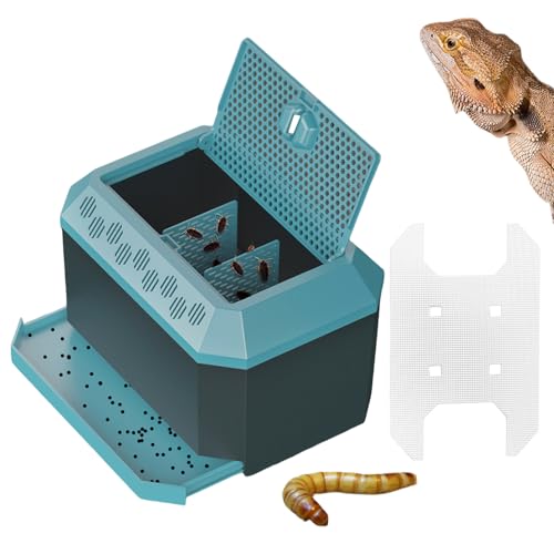 Reptilien-Tragetransport: Lebensraum für Reptilien, Zuchthäuser für Haustiere, atmungsaktiver Transportkäfig für , Frosch von Genérico