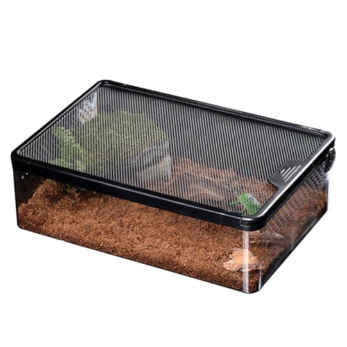 Reptilienbox | Atmungsaktiver Inkubationsbehälter mit Entlüftung, Pet House Safe Reptile Cage Case für Scorpions Lizards Käfer Crickets Reptilienbox | Atmungsaktiver Inkubationsbehälter mit Entlüftung, Pet House Safe Reptile Cage Case für Scorpions Lizards Käfer Crickets von Genérico